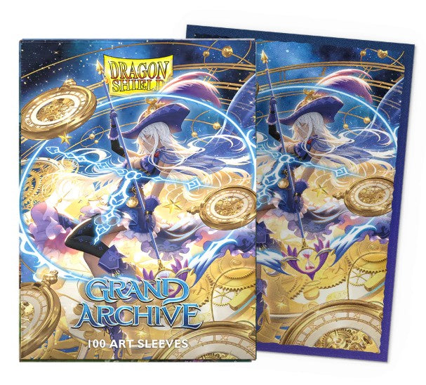 Dragon Shield Standard Deck Protector Sleeves - Art Matte - Grand Archive - Chronwarp
