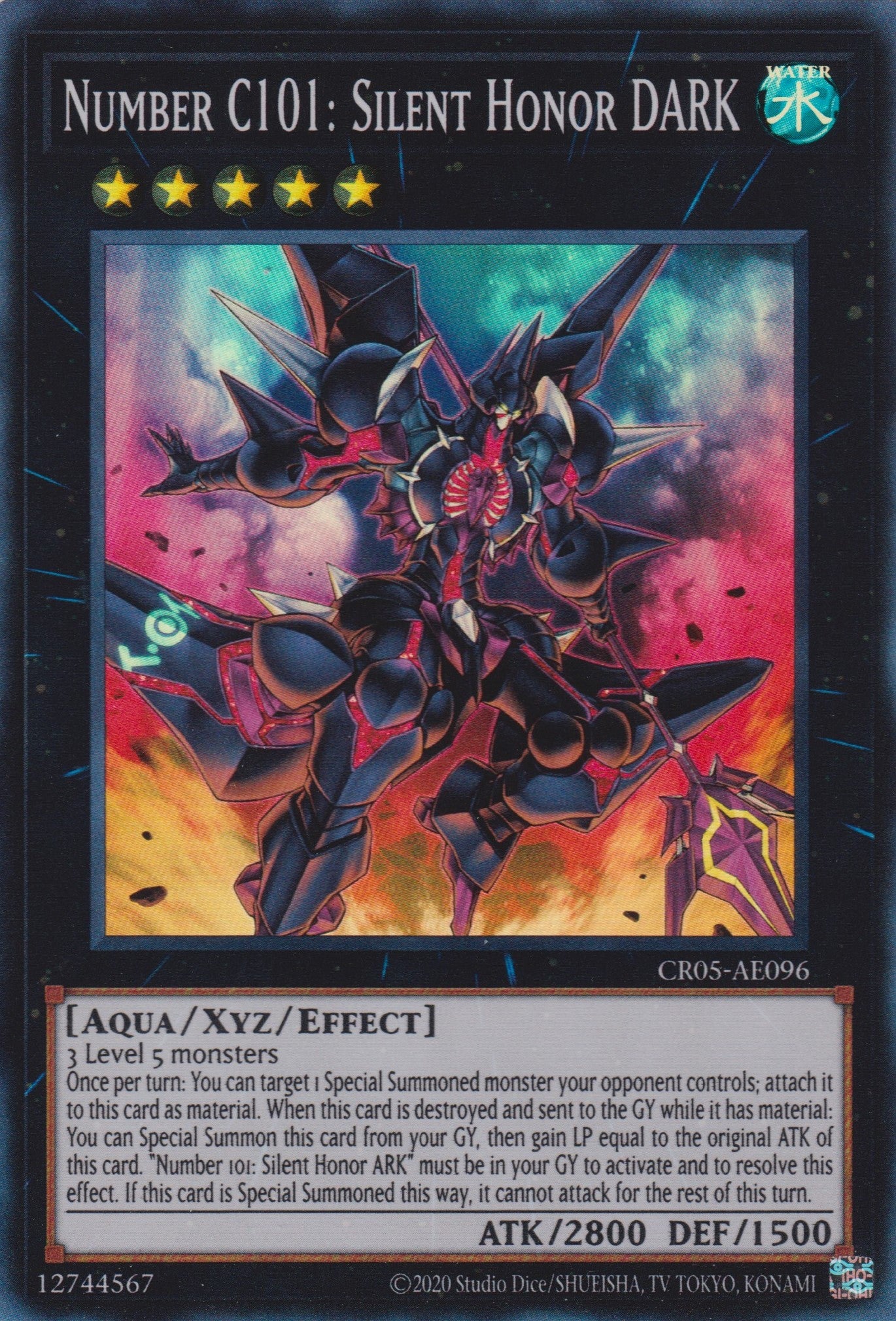 遊戲王亞英版] CNO.101 寂靜榮譽黑暗騎士/ CNO.101 S·H·DARK