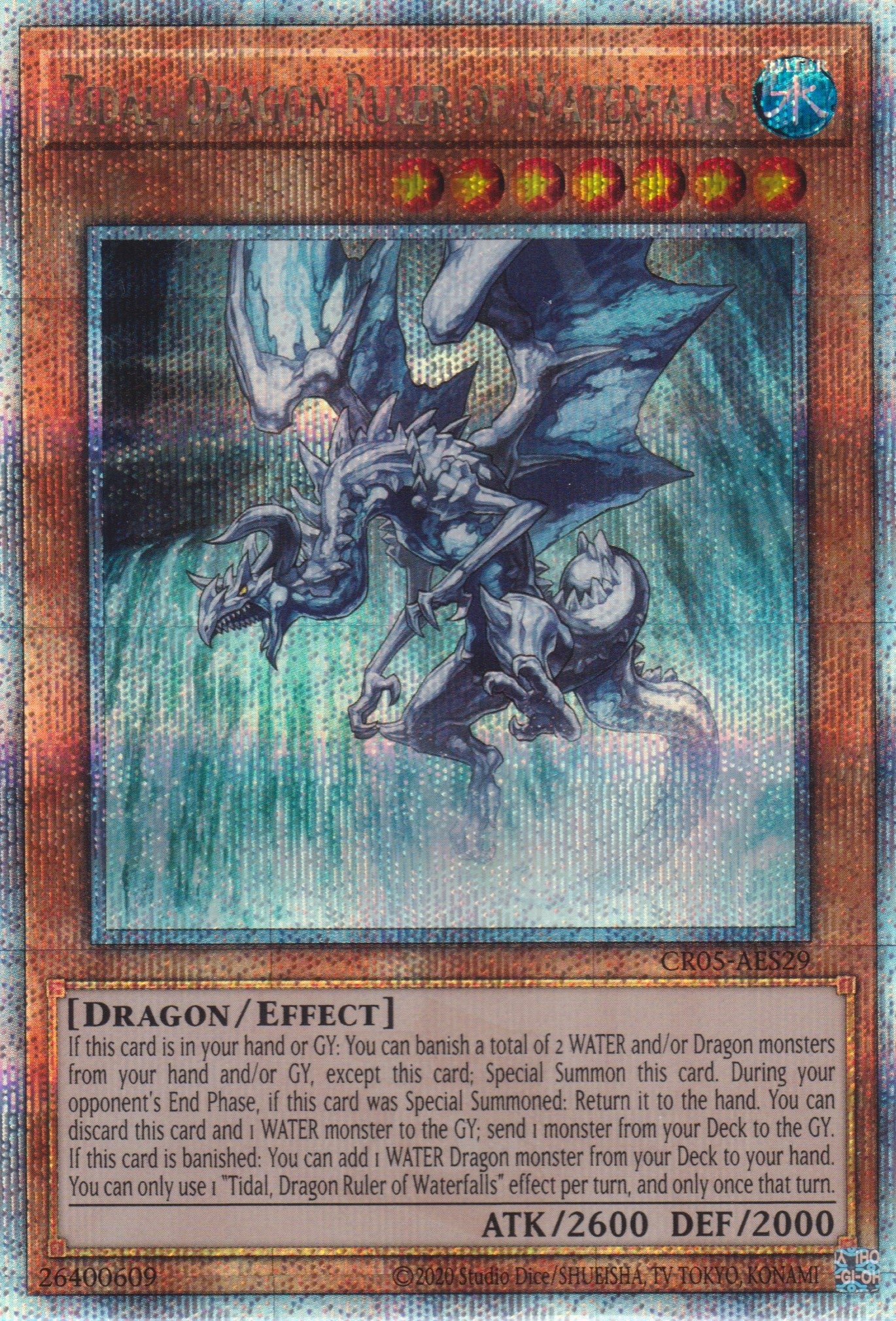 遊戲王亞英版] 瀑征龍潮汐/ 瀑徵竜－タイダル/ Tidal, Dragon Ruler of