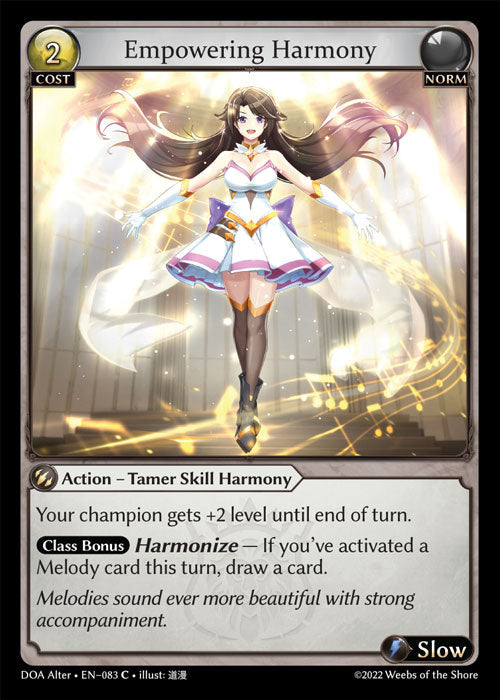 Grand Archive single card - DOA Alter - en-083 - Empowering Harmony(C)