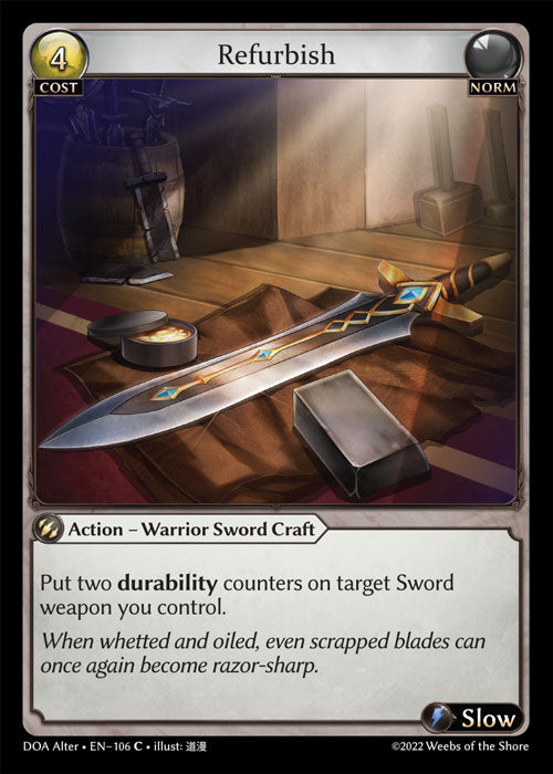 Grand Archive single card - DOA Alter - en-106 - Refurbish(C)