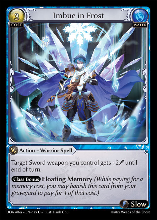 Grand Archive single card - DOA Alter - en-175 - Imbue in Frost(C)