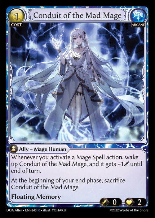 Grand Archive single card - DOA Alter - en-243 - Conduit of the Mad Mage(R)