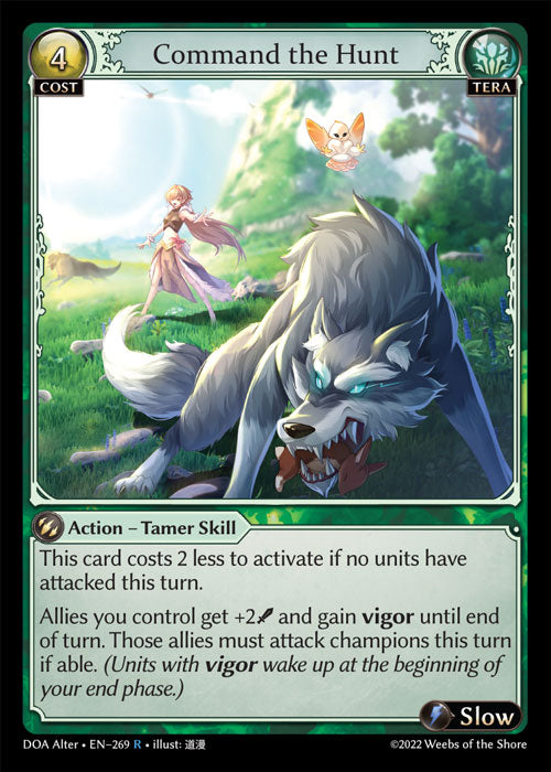 Grand Archive single card - DOA Alter - en-269 - Command the Hunt(R)