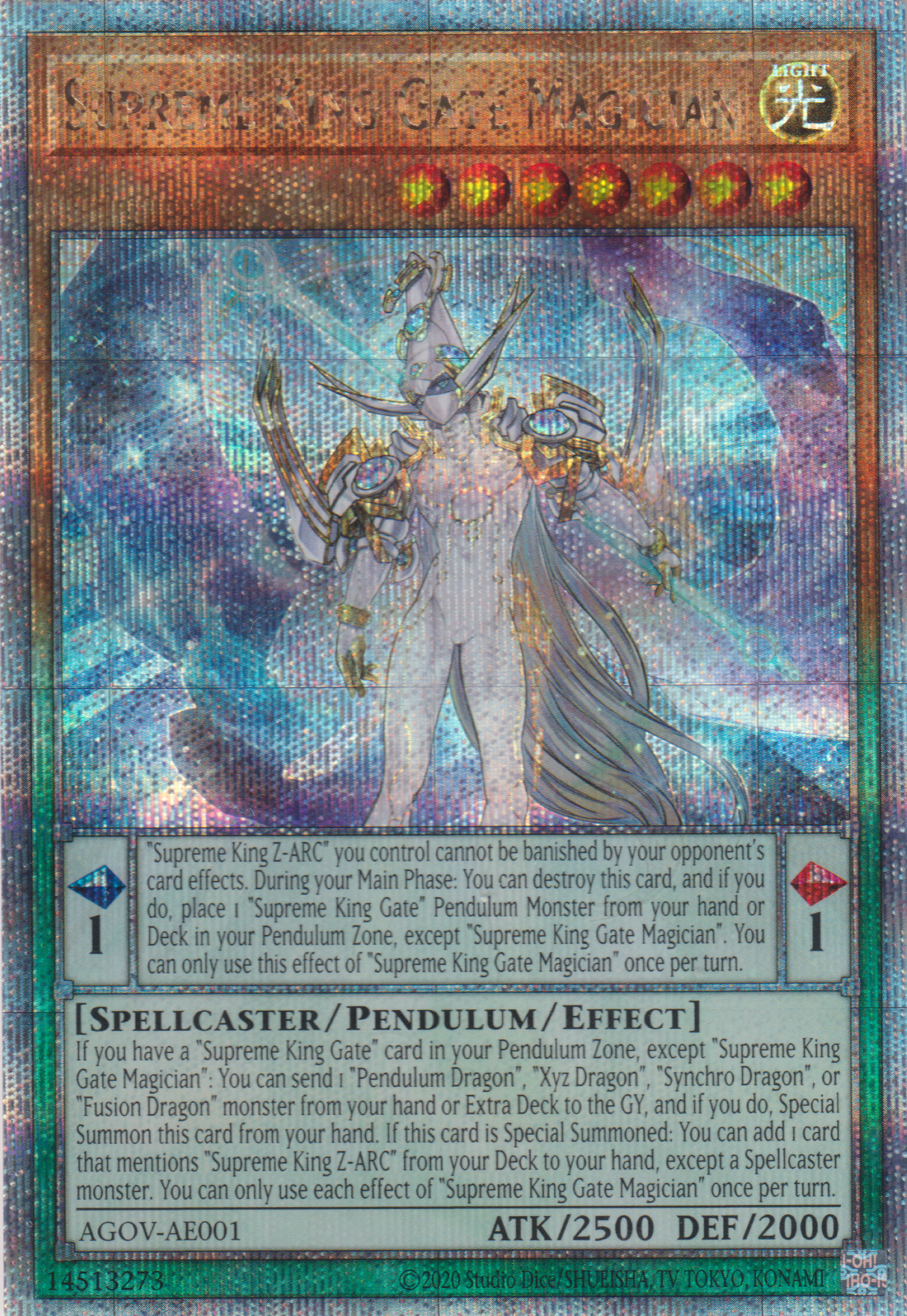 [遊戲王亞英版] 霸王門魔術師 / 覇王門の魔術師 / Supreme King Gate Magician-Trading Card Game-TCG-Oztet Amigo