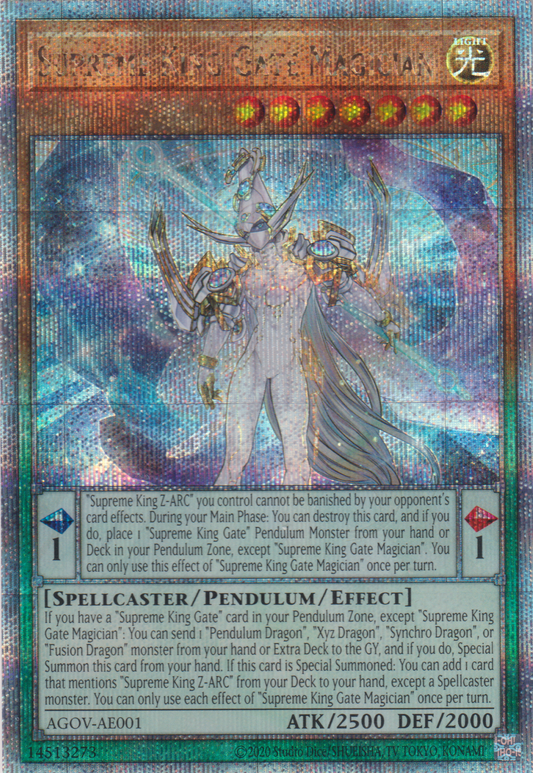 [遊戲王亞英版] 霸王門魔術師 / 覇王門の魔術師 / Supreme King Gate Magician-Trading Card Game-TCG-Oztet Amigo