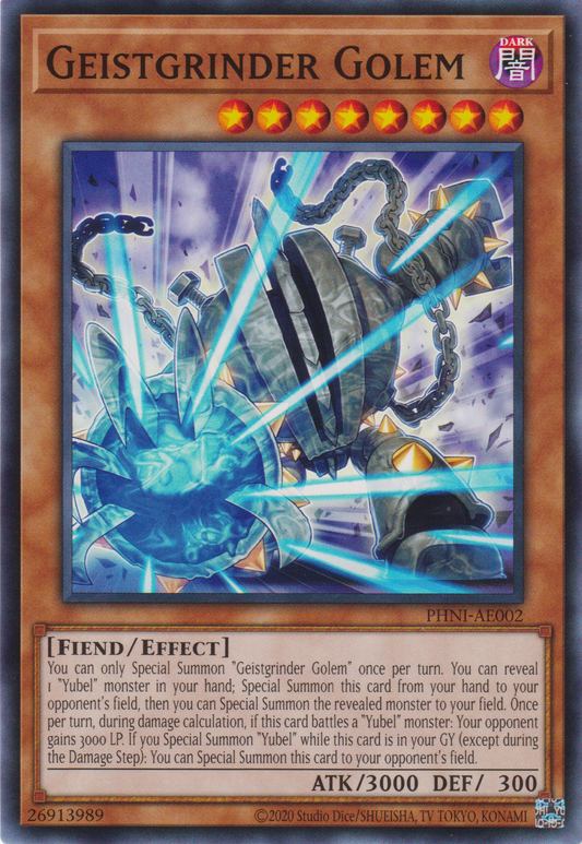 [遊戲王亞英版] 靈炬巨人 /  ガイストーチ・ゴーレム / Geistgrinder Golem-Trading Card Game-TCG-Oztet Amigo