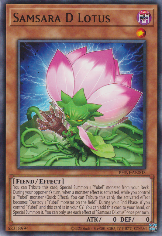 [遊戲王亞英版] 納祭魔蓮花 /  サクリファイス・D・ロータス / Samsara Regenerating Lotus-Trading Card Game-TCG-Oztet Amigo