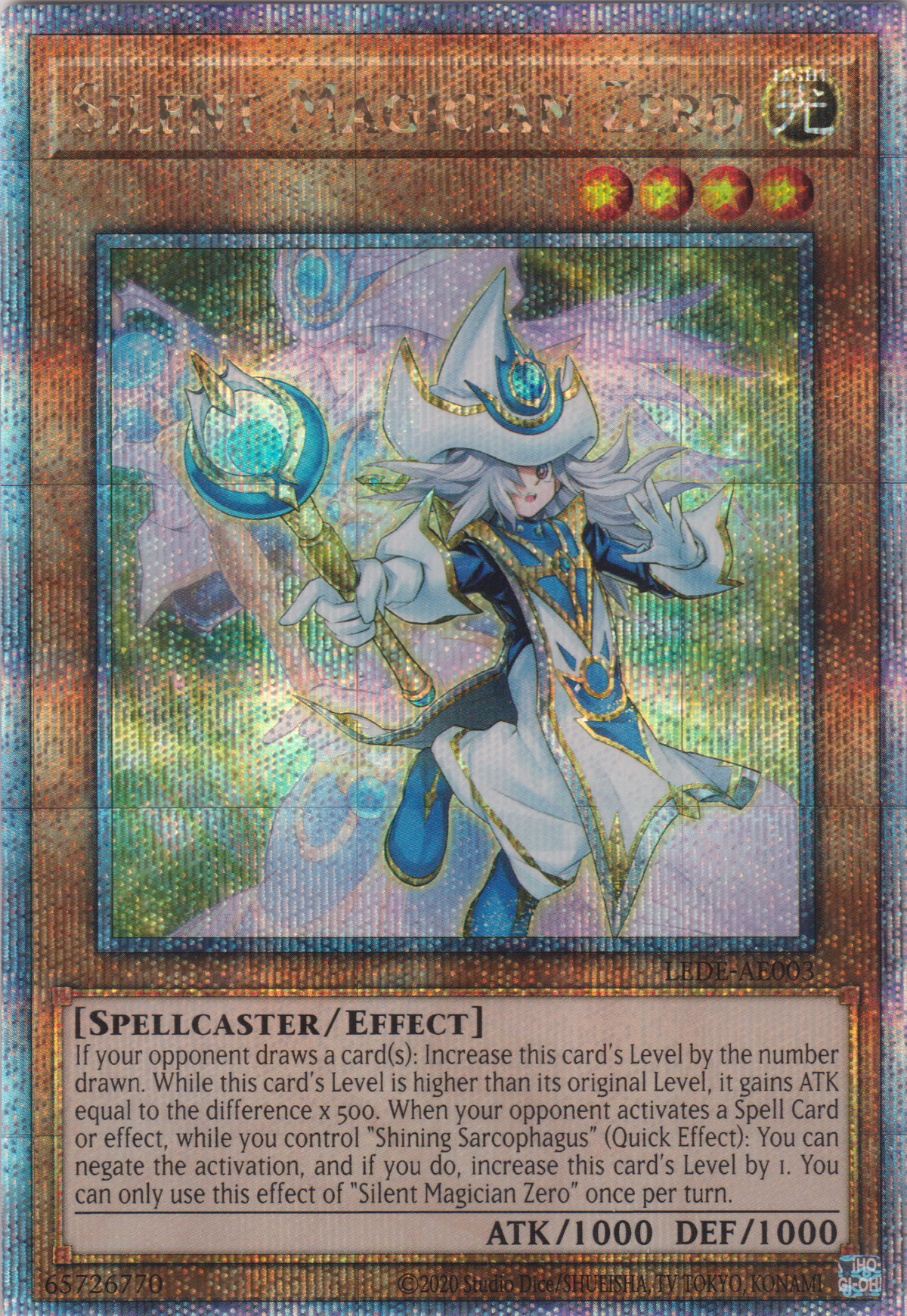 [遊戲王亞英版] 沉默魔法師 零 / サイレント・マジシャン・ゼロ / Silent Magician Zero-Trading Card Game-TCG-Oztet Amigo