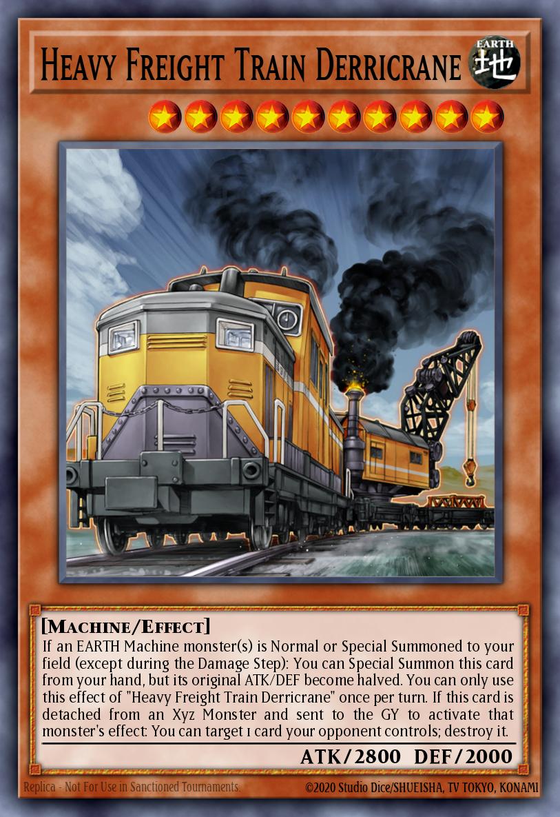 [遊戲王亞英文版] 重機貨列車 起重貨車 / 重機貨列車デリックレーン / Heavy Freight Train Derricrane-Trading Card Game-TCG-Oztet Amigo