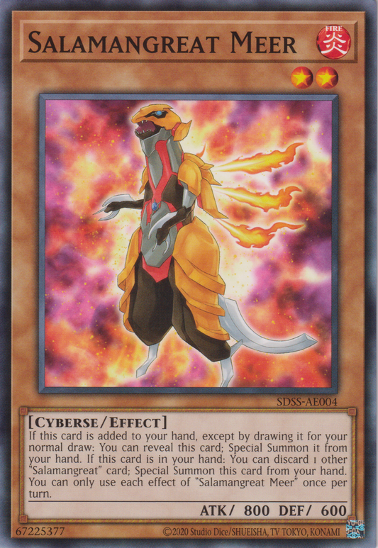 [遊戲王亞英版] 轉生炎獸 狐獴 / 転生炎獣ミーア / Salamangreat Meer-Trading Card Game-TCG-Oztet Amigo