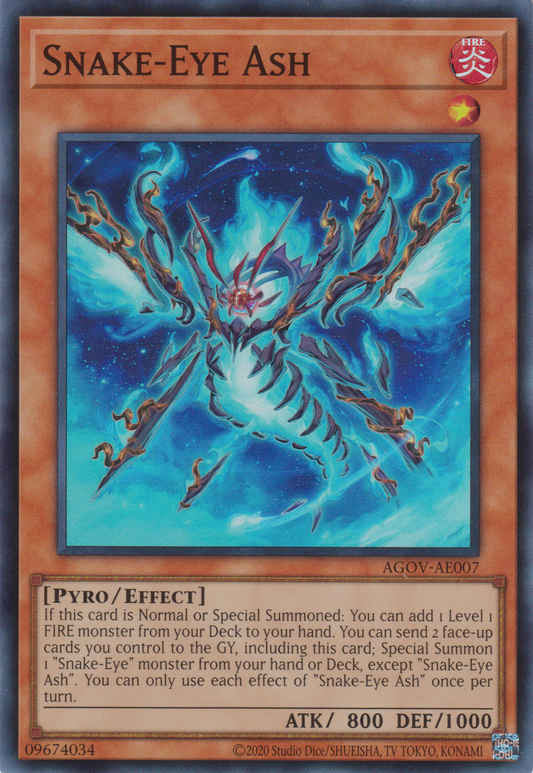 [遊戲王亞英版] 蛇眼 梣木 / スネークアイ・エクセル / Snake-Eye Ash-Trading Card Game-TCG-Oztet Amigo