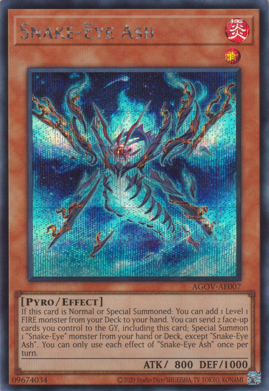 [遊戲王亞英版] 蛇眼 梣木 / スネークアイ・エクセル / Snake-Eye Ash-Trading Card Game-TCG-Oztet Amigo