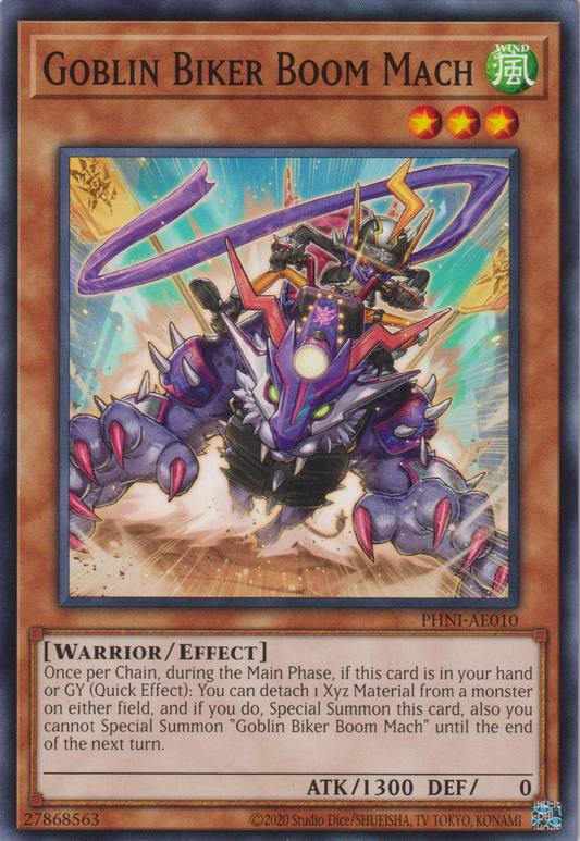[遊戲王亞英版] 百鬼羅剎 神速布安 / 百鬼羅刹 神速ブーン / Goblin Biker Boom Mach-Trading Card Game-TCG-Oztet Amigo