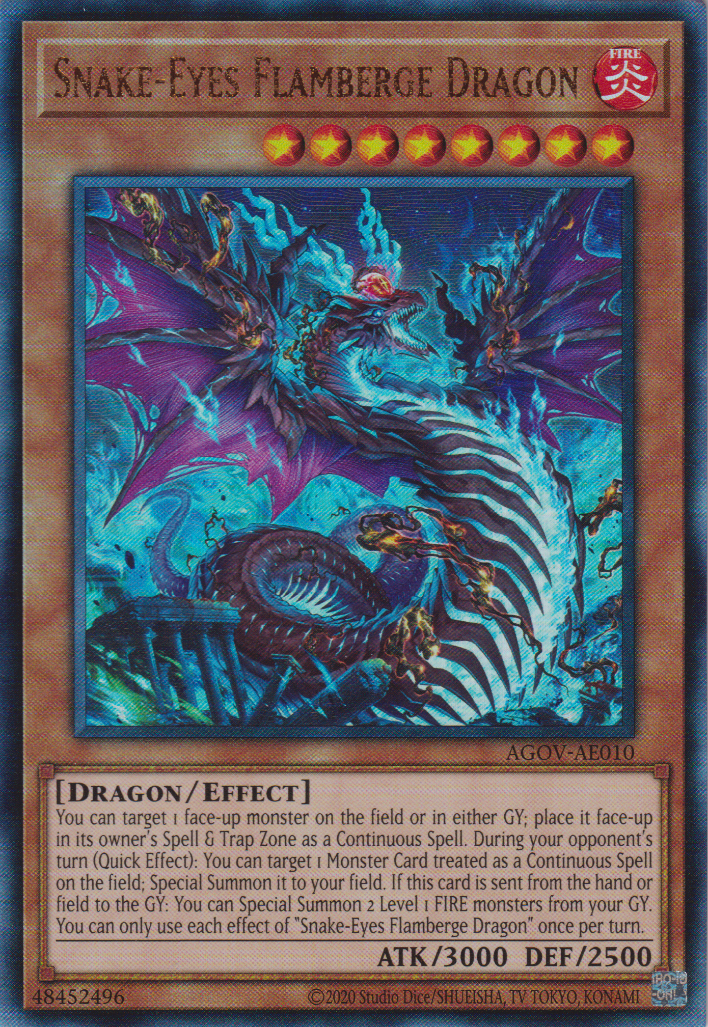 遊戲王亞英版] 蛇眼的炎龍/ 蛇眼の炎龍/ Snake-Eyes Flamberge