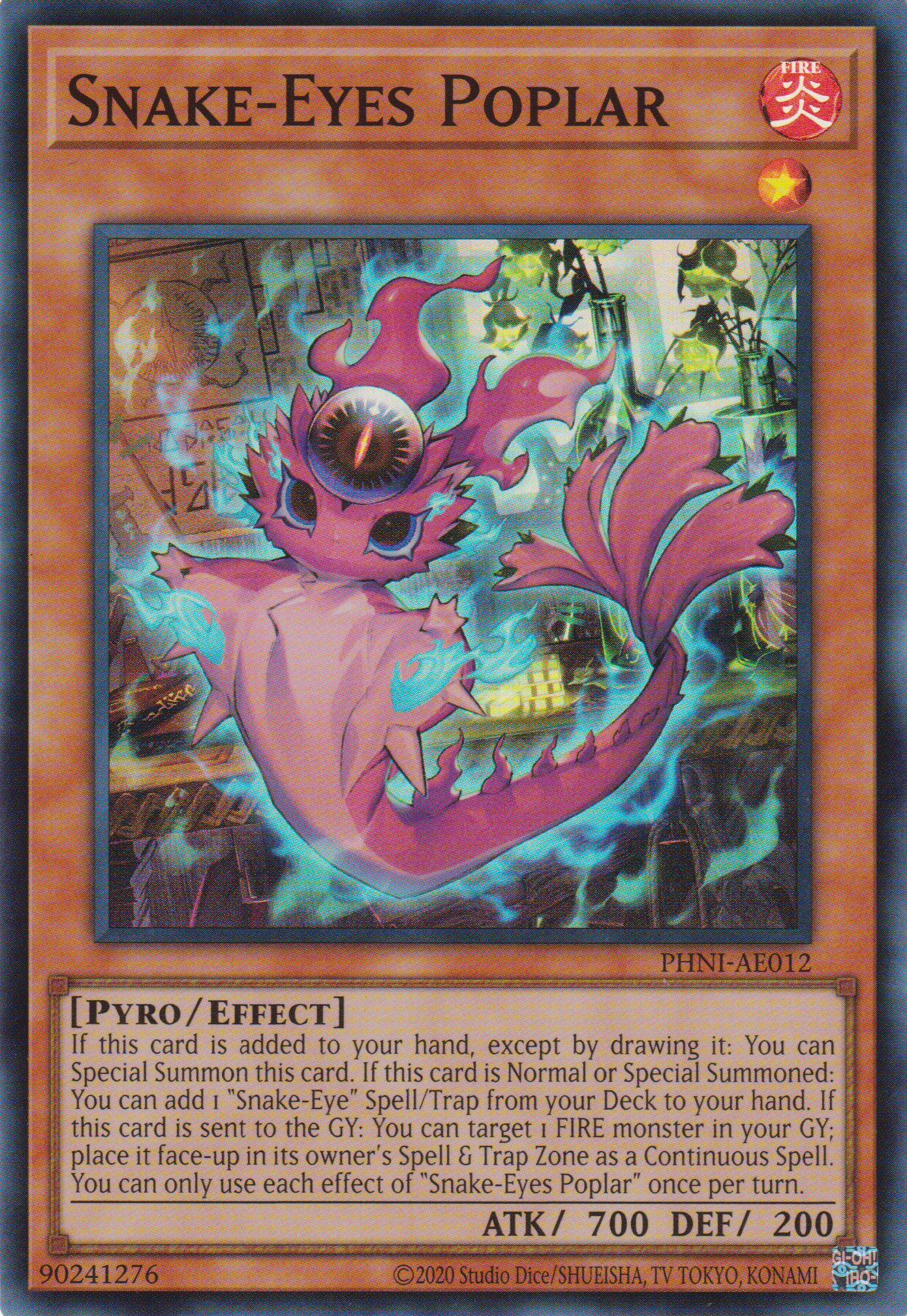 [遊戲王亞英版] 蛇眼的炎燐 / 蛇眼の炎燐 / Snake-Eyes Poplar-Trading Card Game-TCG-Oztet Amigo