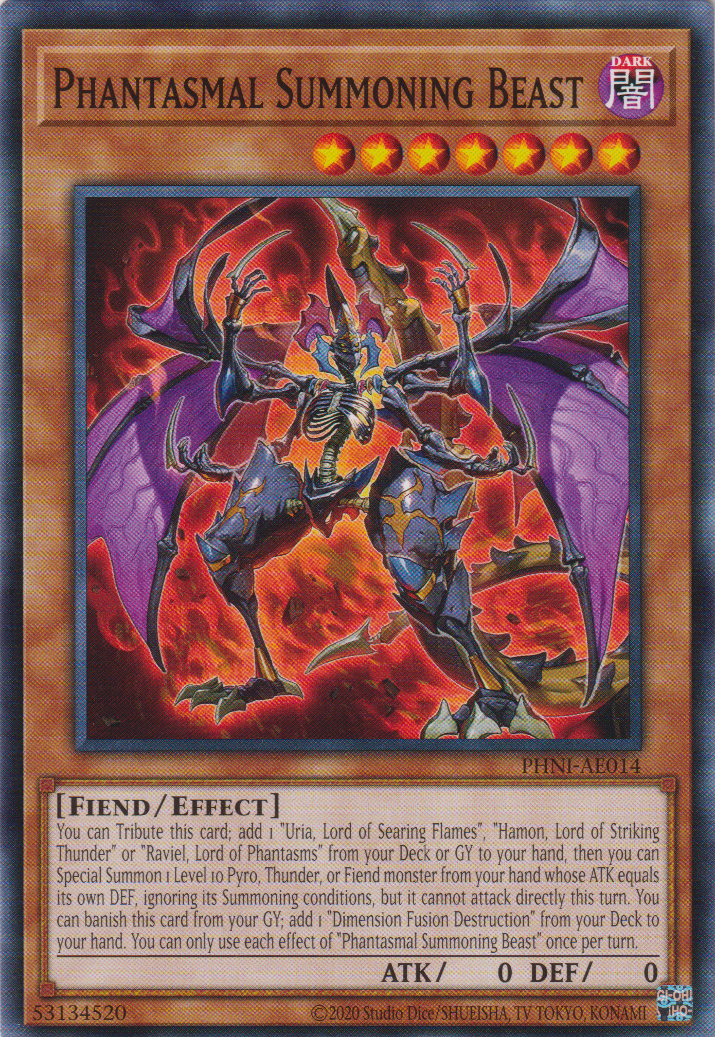 [遊戲王亞英版] 幻魔的召喚神 / 幻魔の召喚神 / Phantasmal Summoning Beast-Trading Card Game-TCG-Oztet Amigo