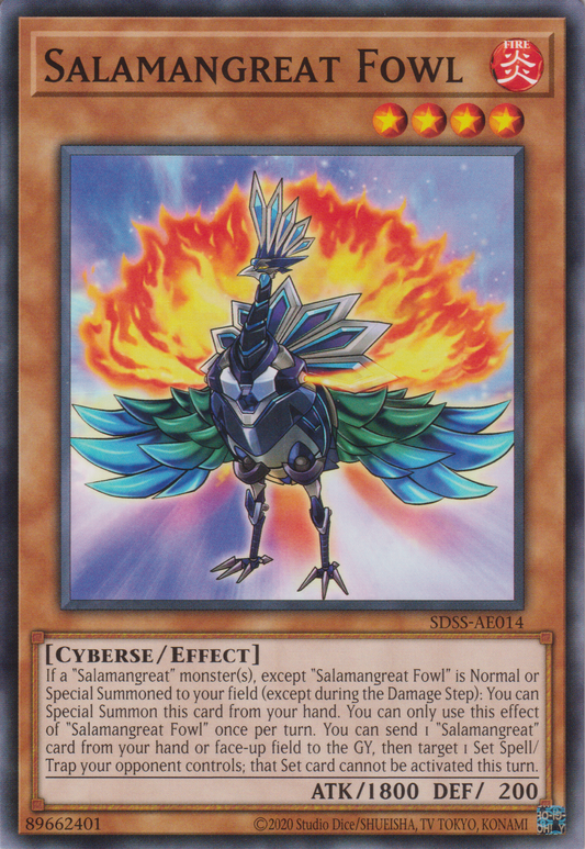[遊戲王亞英版] 轉生炎獸 野禽 / 転生炎獣サンライトウルフ / Salamangreat Fowl-Trading Card Game-TCG-Oztet Amigo
