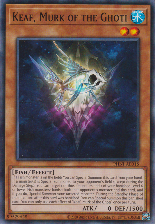 [遊戲王亞英版] 異魚之朧 奇夫 / ゴーティスの朧キーフ / Keaf, Murk of the Ghoti-Trading Card Game-TCG-Oztet Amigo