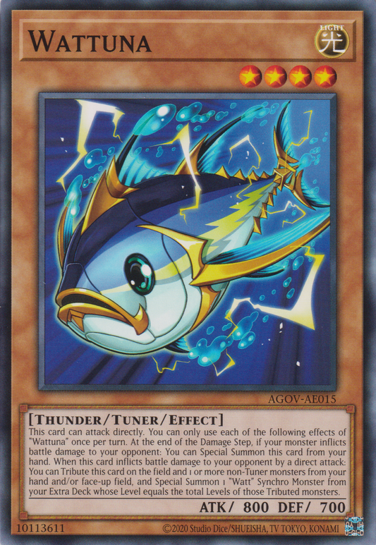 [遊戲王亞英版] 電氣黃鰭鮪 / エレキハダマグロ / Wattuna-Trading Card Game-TCG-Oztet Amigo