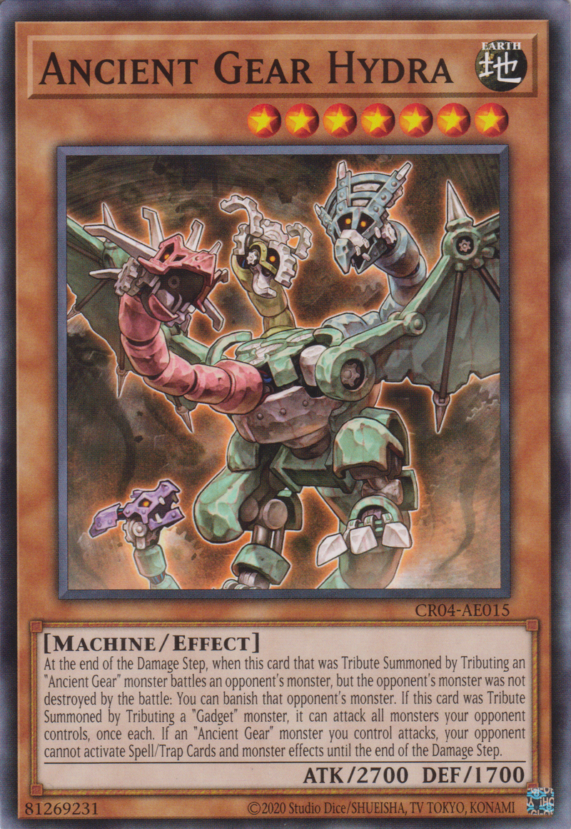 [遊戲王亞英版] 古代的機械合成龍 / 古代の機械合成竜 / Ancient Gear Hydra-Trading Card Game-TCG-Oztet Amigo