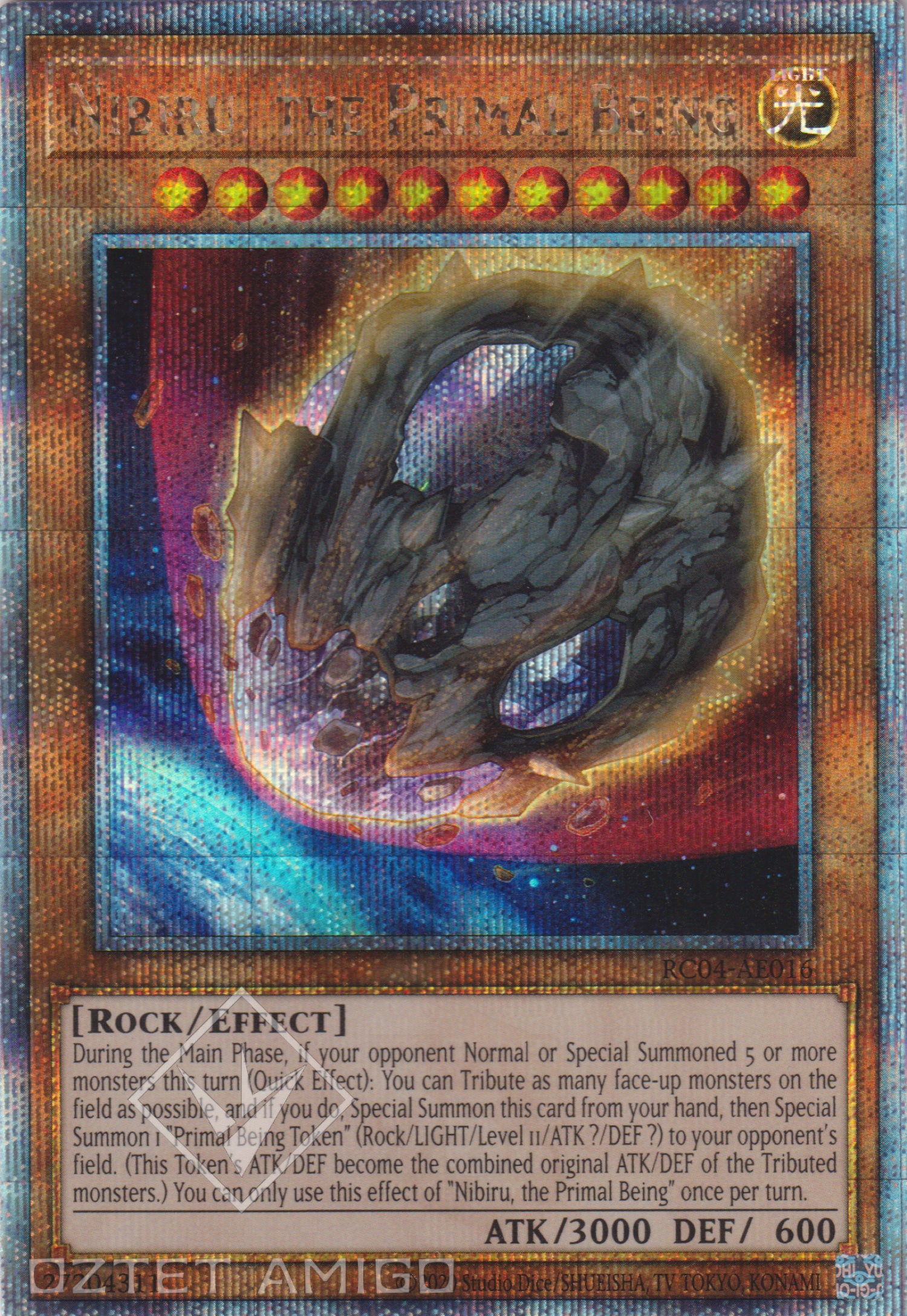 [遊戲王亞英版] 原始生命態尼比魯 / 原始生命態ニビル / Nibiru, the Primal Being-Trading Card Game-TCG-Oztet Amigo