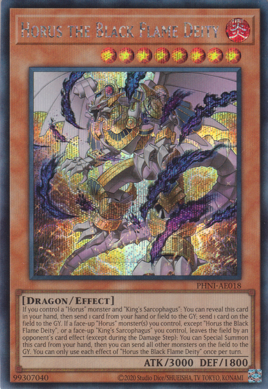 [遊戲王亞英版] 荷魯斯的黑炎神 / ホルスの黒炎神 / Horus the Black Flame Deity-Trading Card Game-TCG-Oztet Amigo
