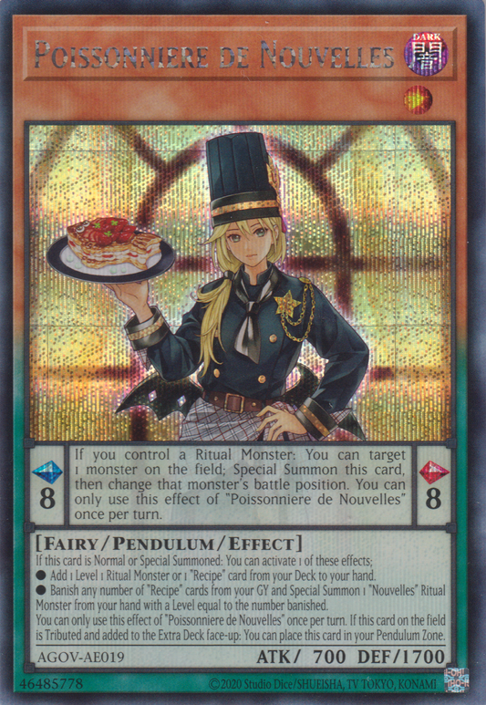 [遊戲王亞英版] 魚料理 新潮廚師 / ポワソニエル・ド・ヌーベルズ / Poissoniere de Nouvelles-Trading Card Game-TCG-Oztet Amigo