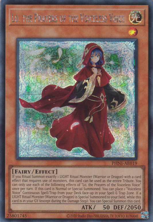 [遊戲王亞英版] 肅聲的祈禱者 法理 / 粛声の祈り手ロー / Lo, the Prayers of the Voiceless Voice-Trading Card Game-TCG-Oztet Amigo