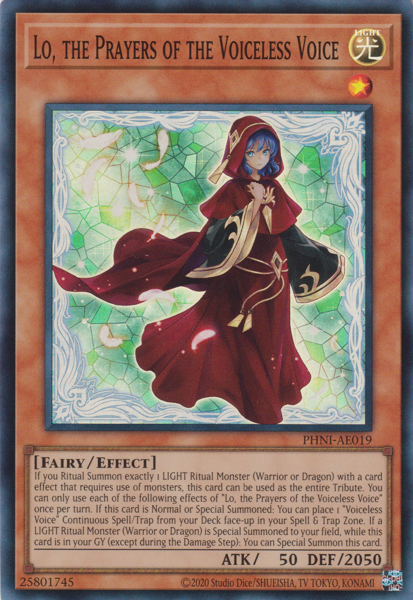 [遊戲王亞英版] 肅聲的祈禱者 法理 / 粛声の祈り手ロー / Lo, the Prayers of the Voiceless Voice-Trading Card Game-TCG-Oztet Amigo