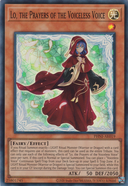[遊戲王亞英版] 肅聲的祈禱者 法理 / 粛声の祈り手ロー / Lo, the Prayers of the Voiceless Voice-Trading Card Game-TCG-Oztet Amigo