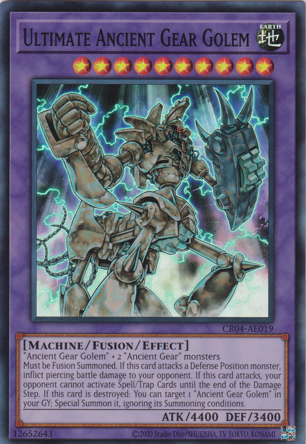 [遊戲王亞英版] 古代機械究極巨人 / 古代の機械究極巨人 / Ultimate Ancient Gear Golem-Trading Card Game-TCG-Oztet Amigo