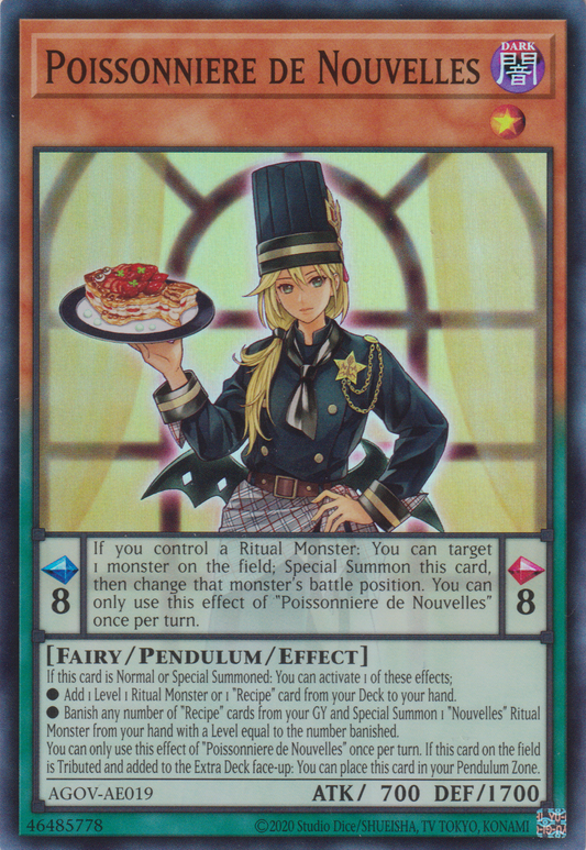 [遊戲王亞英版] 魚料理 新潮廚師 / ポワソニエル・ド・ヌーベルズ / Poissoniere de Nouvelles-Trading Card Game-TCG-Oztet Amigo