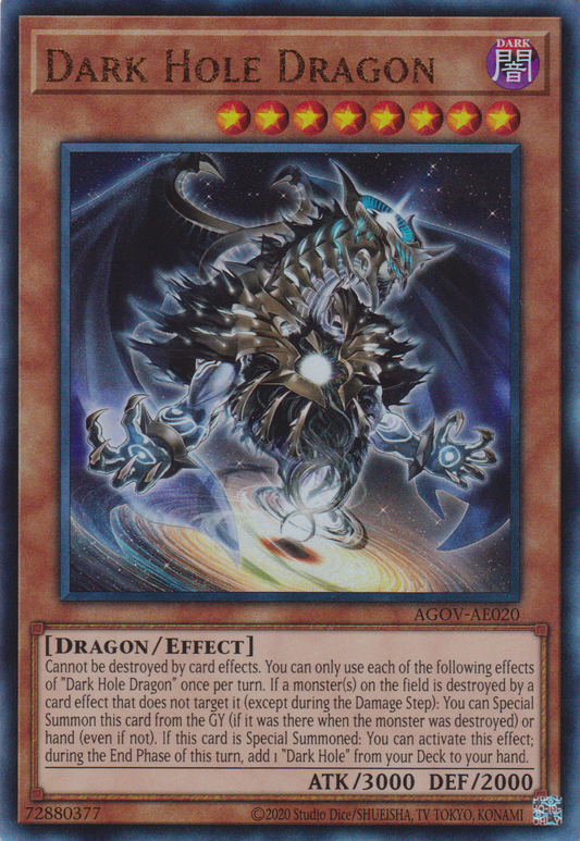 [遊戲王亞英版] 黑洞龍 / ブラック・ホール・ドラゴン / Dark Hole Dragon-Trading Card Game-TCG-Oztet Amigo