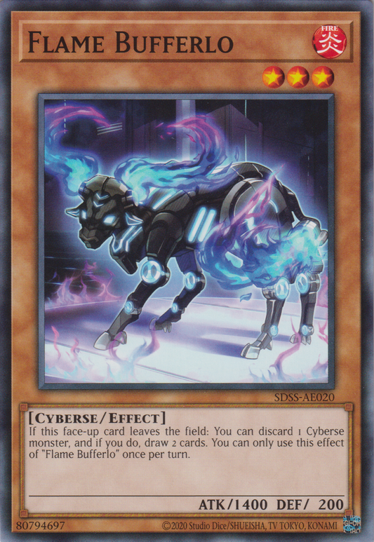 [遊戲王亞英版] 影格緩衝牛 / フレイム・バッファロー / Flame Bufferlo-Trading Card Game-TCG-Oztet Amigo