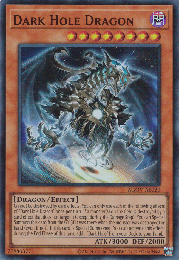 [遊戲王亞英版] 黑洞龍 / ブラック・ホール・ドラゴン / Dark Hole Dragon-Trading Card Game-TCG-Oztet Amigo