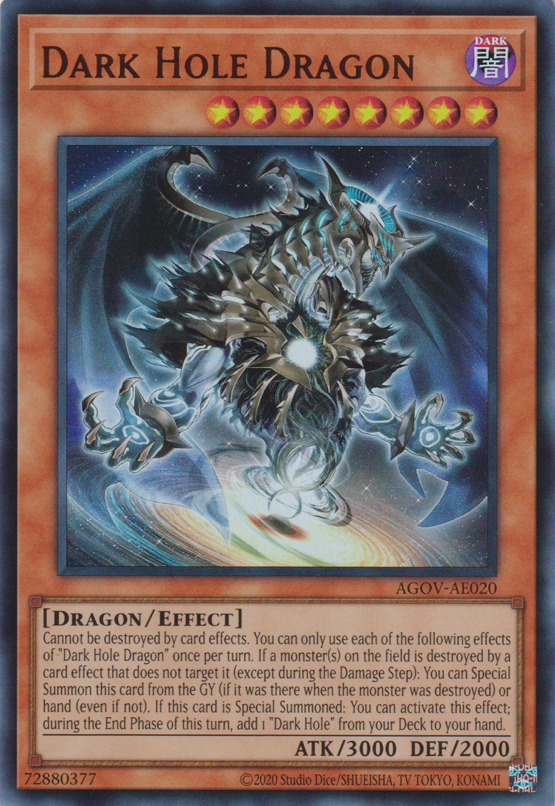 [遊戲王亞英版] 黑洞龍 / ブラック・ホール・ドラゴン / Dark Hole Dragon-Trading Card Game-TCG-Oztet Amigo