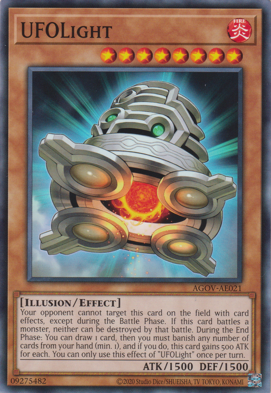 [遊戲王亞英版] 幻日燈火 / 幻日灯火 / UFOLight-Trading Card Game-TCG-Oztet Amigo