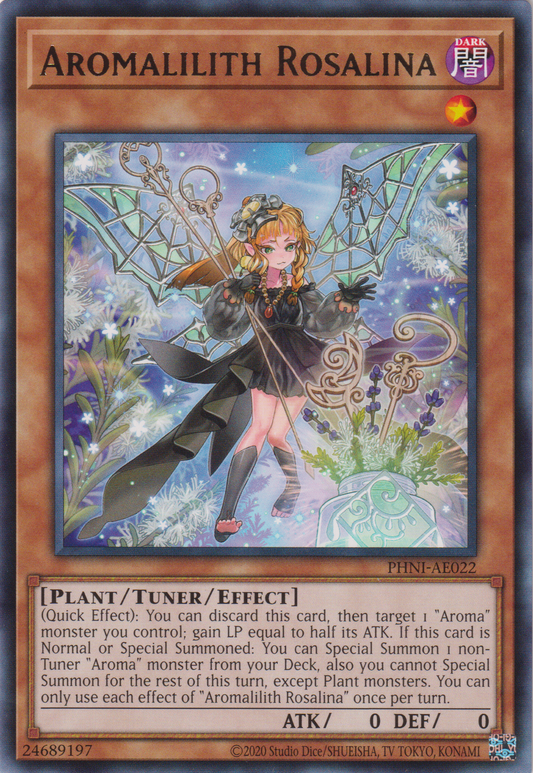 [遊戲王亞英版] 芳香魔女 沼澤白千層 / アロマリリス－ロザリーナ / Aromalilith Rosalina-Trading Card Game-TCG-Oztet Amigo