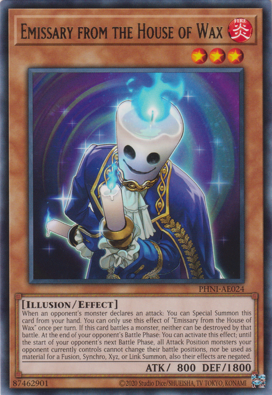 [遊戲王亞英版] 幻蠟館的使者 / 幻蝋館の使者 / Emissary from the House of Wax-Trading Card Game-TCG-Oztet Amigo
