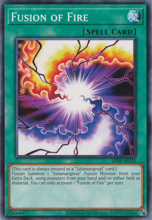[遊戲王亞英版] 火之融合 / フュージョン・オブ・ファイア / Fusion of Fire-Trading Card Game-TCG-Oztet Amigo
