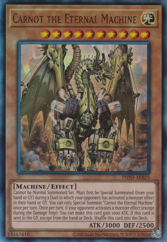 [遊戲王亞英版] 無窮機龍 卡諾循環 / 無窮機竜カルノール / Carnot the Eternal Machine-Trading Card Game-TCG-Oztet Amigo