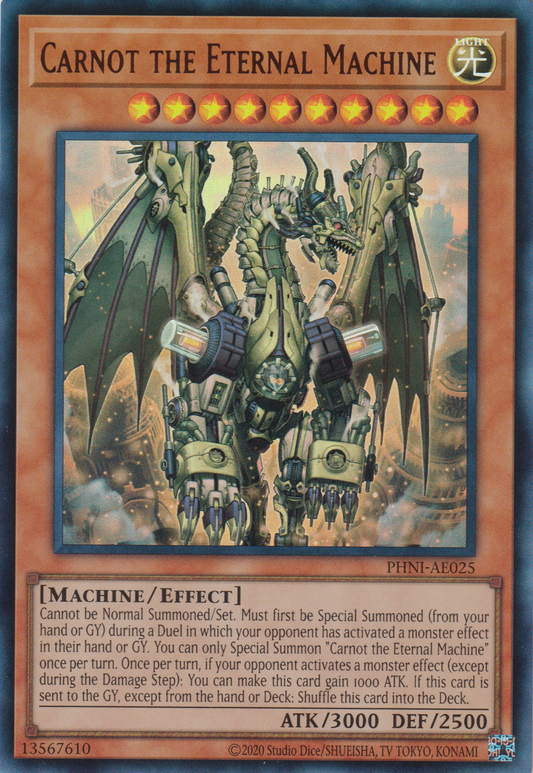 [遊戲王亞英版] 無窮機龍 卡諾循環 / 無窮機竜カルノール / Carnot the Eternal Machine-Trading Card Game-TCG-Oztet Amigo