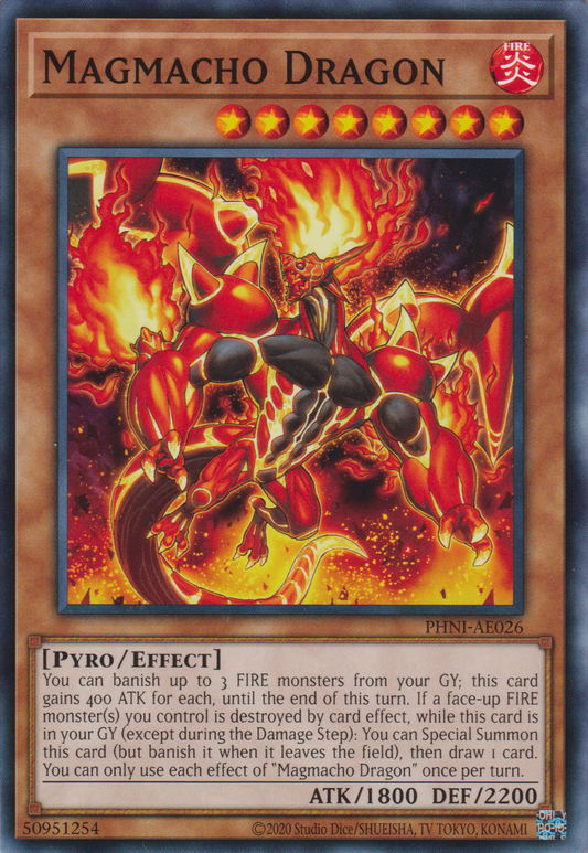 [遊戲王亞英版] 岩漿肌龍 / マグマッチョ・ドラゴン / Magmacho Dragon-Trading Card Game-TCG-Oztet Amigo