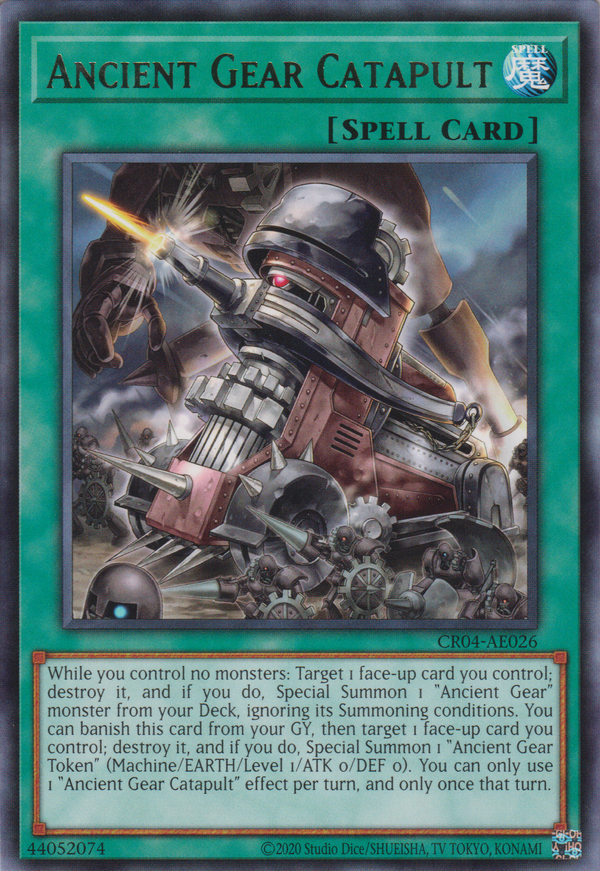 [遊戲王亞英版] 古代的機械射出機 / 古代の機械射出機 / Ancient Gear Catapult-Trading Card Game-TCG-Oztet Amigo