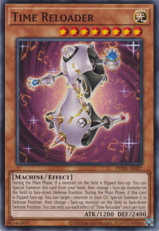 [遊戲王亞英版] 時間倒回者 / タイム・リワインダー / Time Reloader-Trading Card Game-TCG-Oztet Amigo