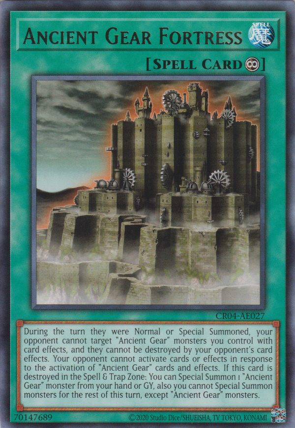 [遊戲王亞英版] 古代的機械要塞 / 古代の機械要塞 / Ancient Gear Fortress-Trading Card Game-TCG-Oztet Amigo
