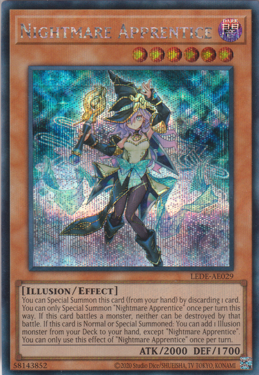 [遊戲王亞英版] 幻惑的見習魔術師 / 幻惑の見習い魔術師 / Nightmare Apprentice-Trading Card Game-TCG-Oztet Amigo