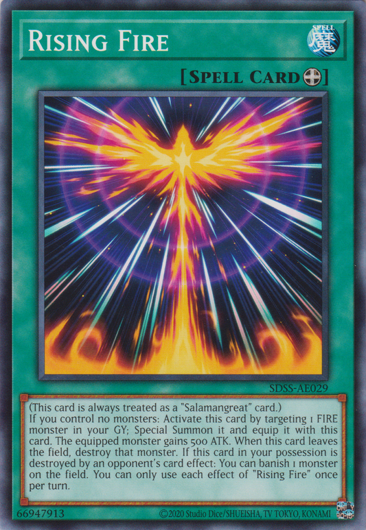 [遊戲王亞英版] 上升之火 / ライジング・オブ・ファイア / Rising Fire-Trading Card Game-TCG-Oztet Amigo