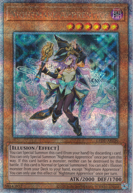 [遊戲王亞英版] 幻惑的見習魔術師 / 幻惑の見習い魔術師 / Nightmare Apprentice-Trading Card Game-TCG-Oztet Amigo